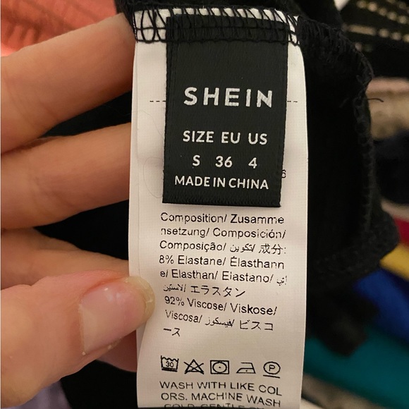 NEW SHEIN Low Back Rib-knit Solid Slip Bodysuit - Picture 5 of 5